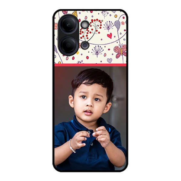 Vivo Y05 4G Custom Glass Phone Case - Premium Floral Design