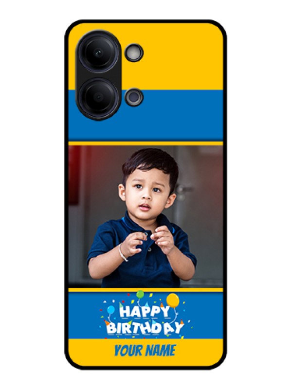 Custom Vivo Y05 4G Custom Glass Phone Case - Birthday Wishes Design