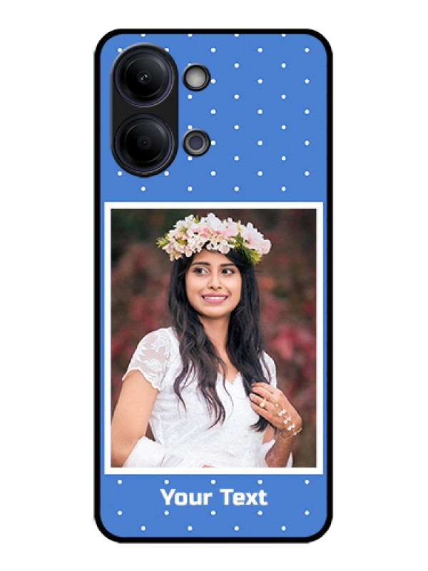 Custom Vivo Y05 4G Custom Glass Phone Case - Polka Dots Design