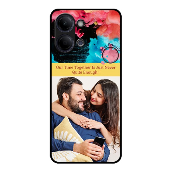 Vivo Y05 4G Custom Glass Phone Case - Quote With Acrylic Painting Design Vivo Y05 4G Custom Glass Phone Case - Quote With Acrylic Painting Design
