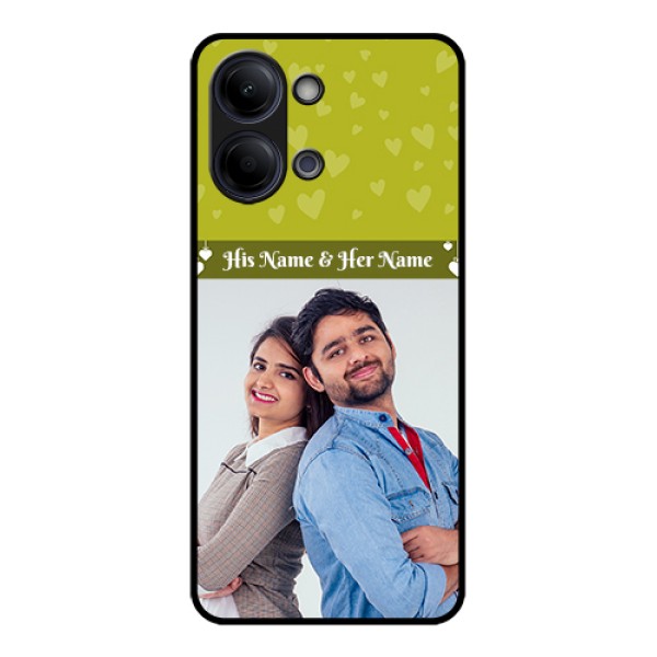 Vivo Y05 4G Custom Glass Phone Case - You & Me Heart Design
