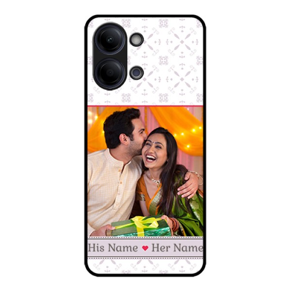 Vivo Y05 4G Custom Glass Phone Case - With Photo And Ethnic Design Vivo Y05 4G Custom Glass Phone Case - With Photo And Ethnic Design