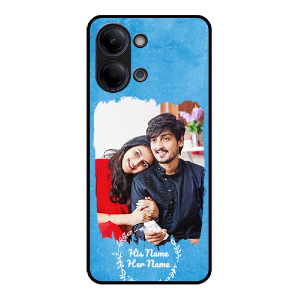 Vivo Y05 4G Custom Glass Phone Case - Blue Color Vintage Design