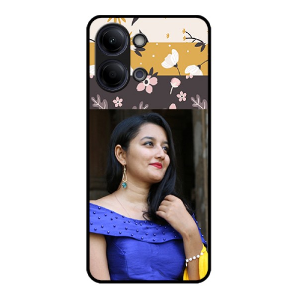 Vivo Y05 4G Custom Glass Phone Case - Stylish Floral Design