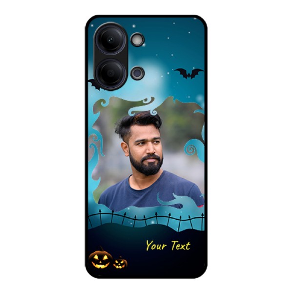 Vivo Y05 4G Custom Glass Phone Case - Halloween Frame Design
