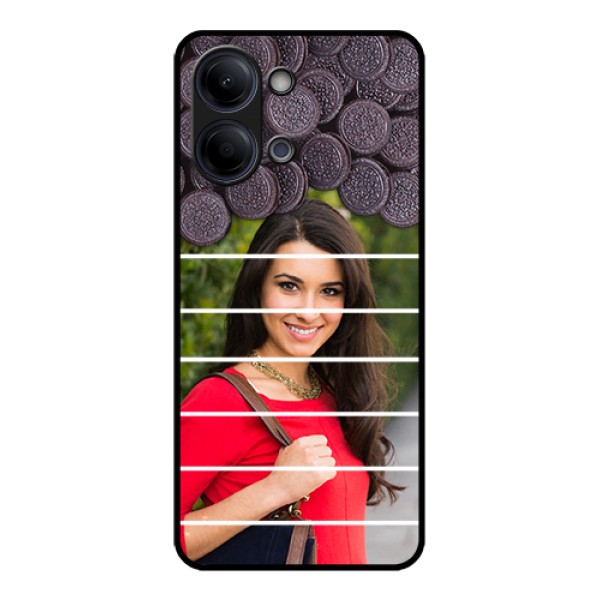 Vivo Y05 4G Custom Glass Phone Case - With Oreo Biscuit Design