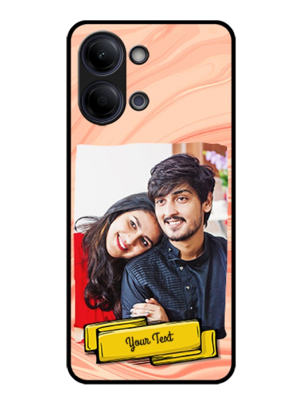 Custom Vivo Y05 4G Custom Glass Phone Case - Marble Texture Design