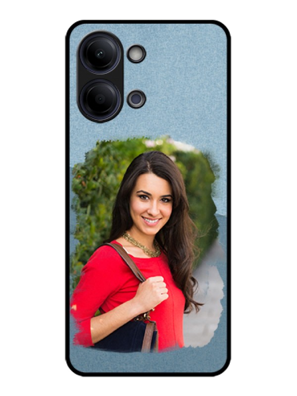 Custom Vivo Y05 4G Custom Glass Phone Case - Grunge Line Art Design