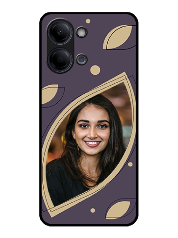 Custom Vivo Y05 4G Custom Glass Phone Case - Falling Leaf Design