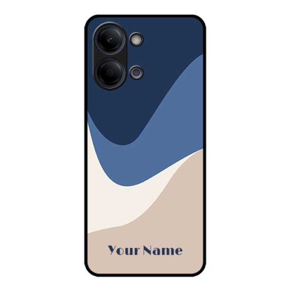Vivo Y05 4G Custom Glass Phone Case - Abstract Drip Art Design