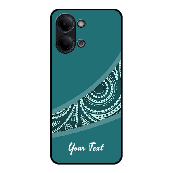Vivo Y05 4G Custom Glass Phone Case - Semi Visible Floral Design Vivo Y05 4G Custom Glass Phone Case - Semi Visible Floral Design