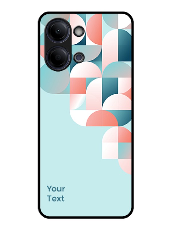 Custom Vivo Y05 4G Custom Glass Phone Case - Stylish Semi - Circle Pattern Design