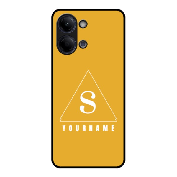 Vivo Y05 4G Custom Glass Phone Case - Simple Triangle Design