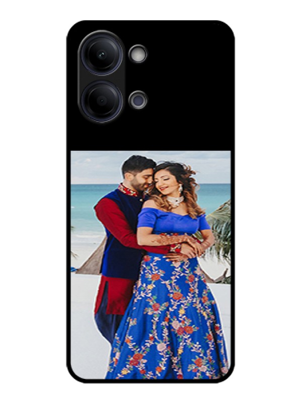 Custom Vivo Y05 4G Custom Glass Phone Case - Upload Full Picture With Custom Color Design