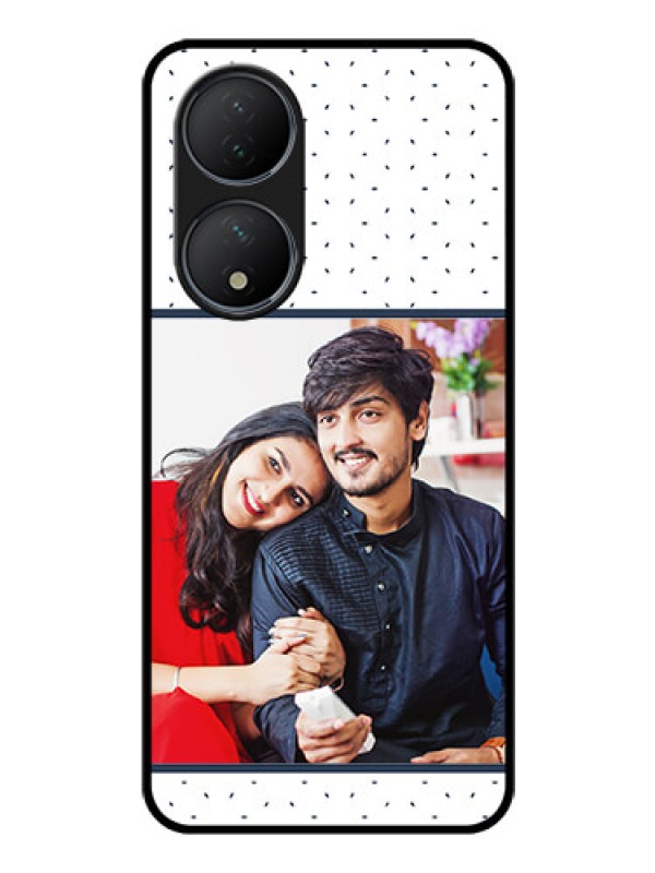 Custom Vivo Y100 Personalized Glass Phone Case - Premium Dot Design