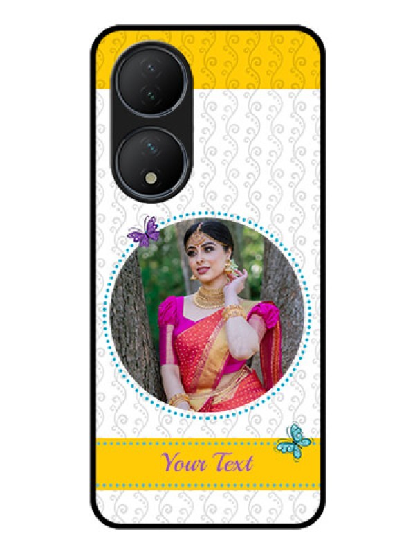 Custom Vivo Y100 A Custom Glass Mobile Case - Girls Premium Case Design