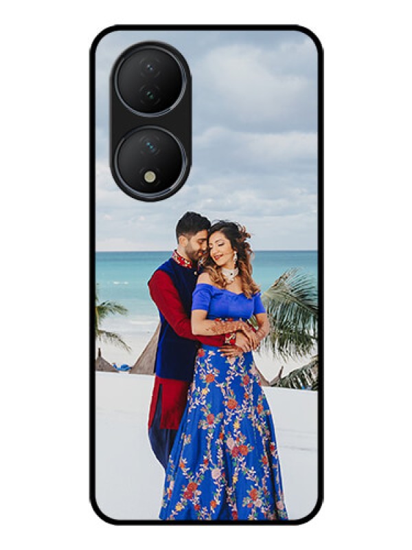 Custom Vivo Y100 A Photo Printing on Glass Case - Upload Full Picture Design