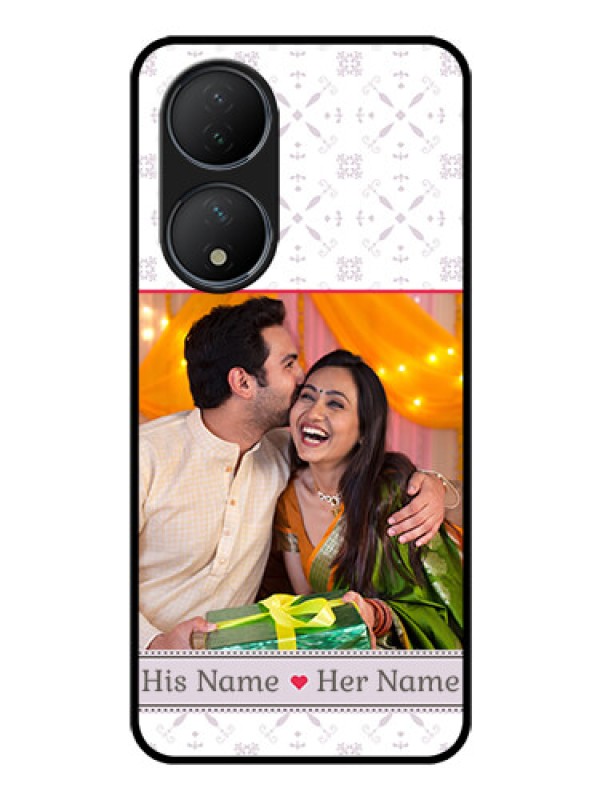 Custom Vivo Y100 A Custom Glass Mobile Case - with Photo and Ethnic Design