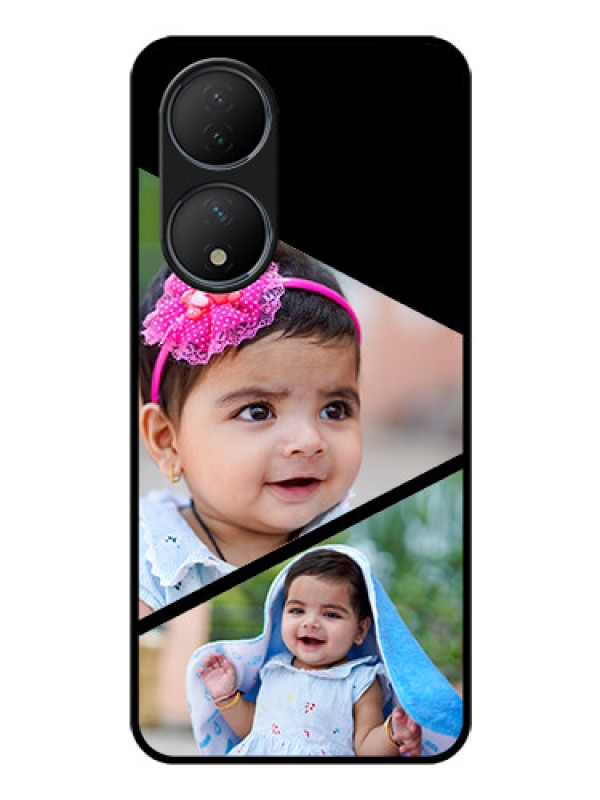 Custom Vivo Y100 A Custom Glass Phone Case - Semi Cut Design