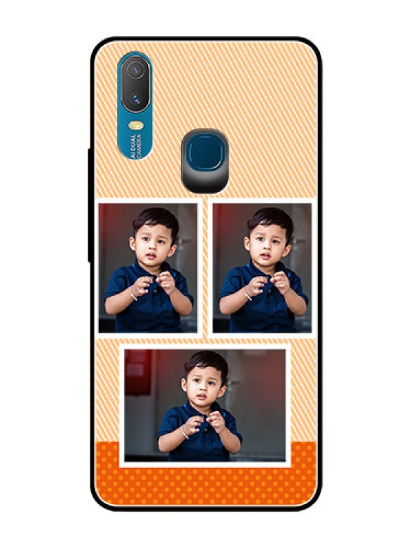 Custom Vivo Y11 (2019) Photo Printing on Glass Case  - Bulk Photos Upload Design