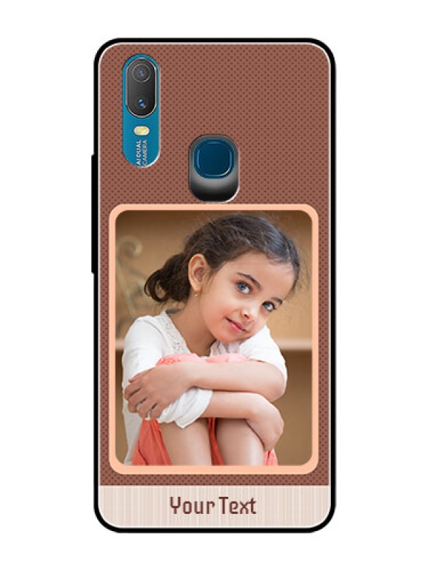 Custom Vivo Y11 (2019) Custom Glass Phone Case  - Simple Pic Upload Design