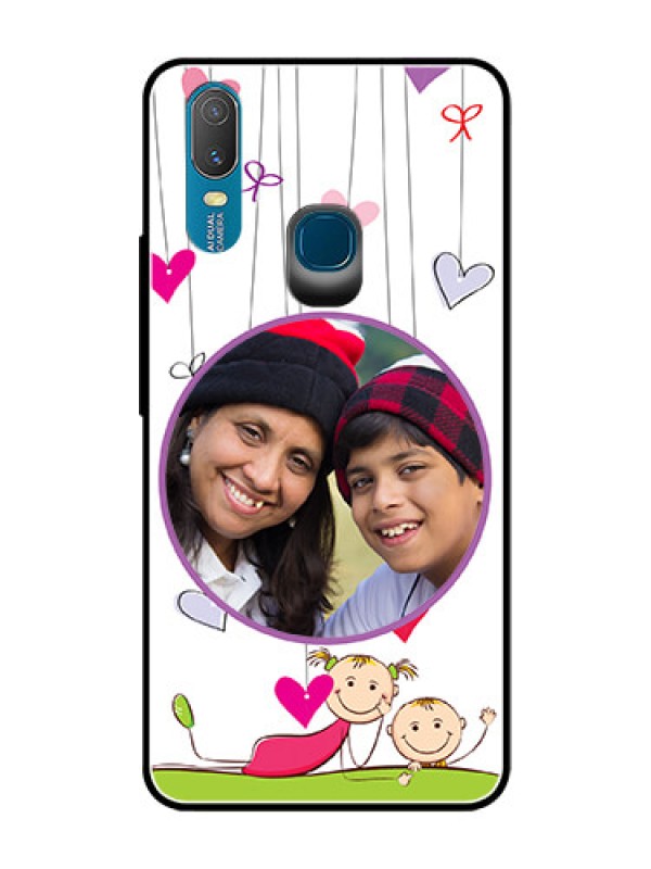 Custom Vivo Y11 (2019) Photo Printing on Glass Case  - Cute Kids Phone Case Design