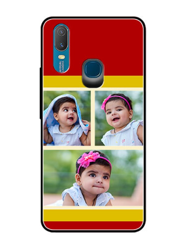 Custom Vivo Y11 (2019) Custom Glass Mobile Case  - Multiple Pic Upload Design