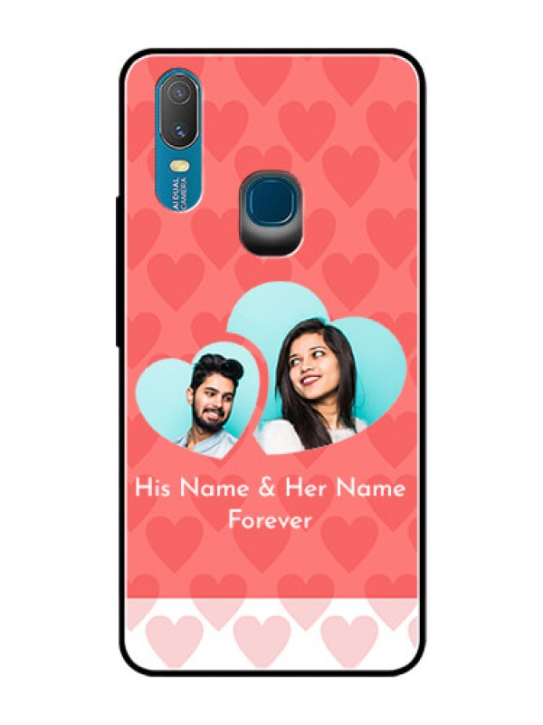 Custom Vivo Y11 (2019) Personalized Glass Phone Case  - Couple Pic Upload Design