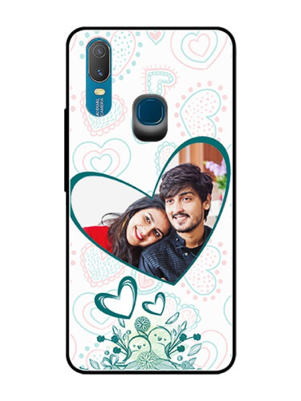 Custom Vivo Y11 (2019) Photo Printing on Glass Case  - Premium Couple Design