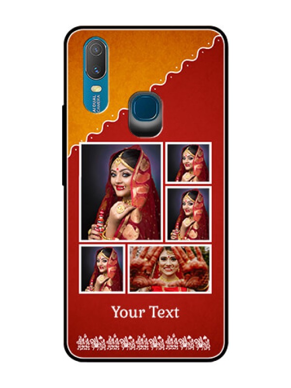 Custom Vivo Y11 (2019) Personalized Glass Phone Case  - Wedding Pic Upload Design