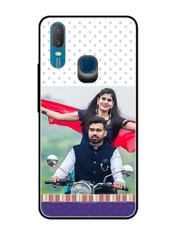 Custom Vivo Y11 (2019) Photo Printing on Glass Case  - Cute Family Design