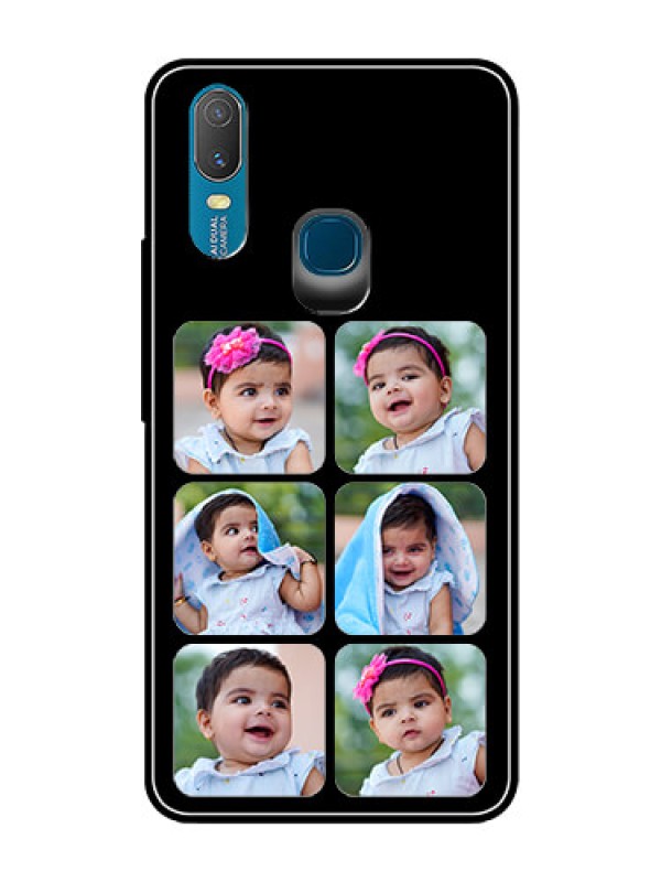 Custom Vivo Y11 (2019) Photo Printing on Glass Case  - Multiple Pictures Design