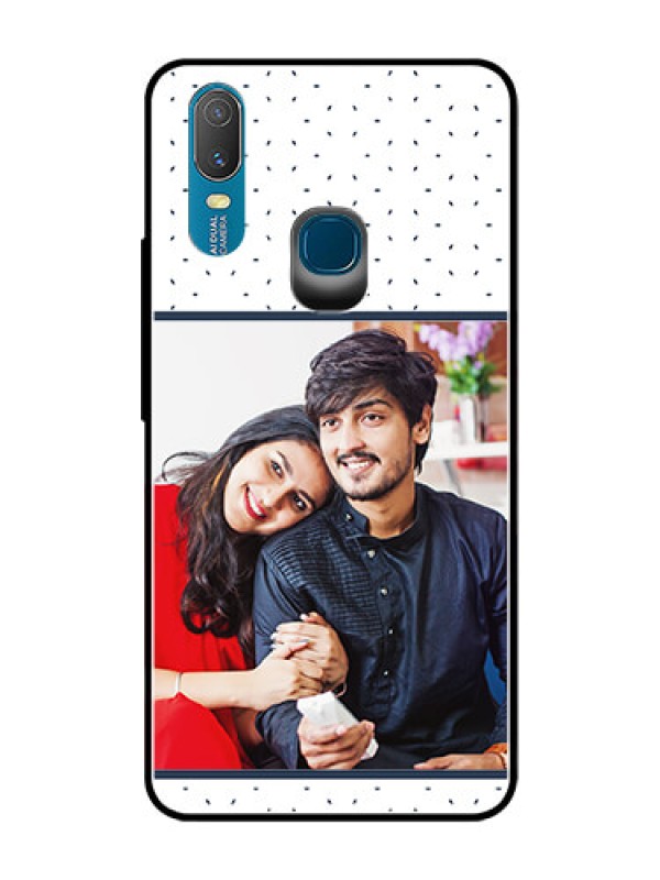 Custom Vivo Y11 (2019) Personalized Glass Phone Case  - Premium Dot Design