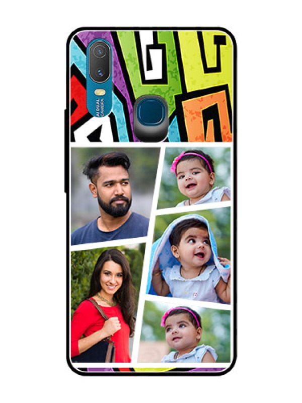 Custom Vivo Y11 (2019) Custom Glass Phone Case  - Graffiti pattern Design