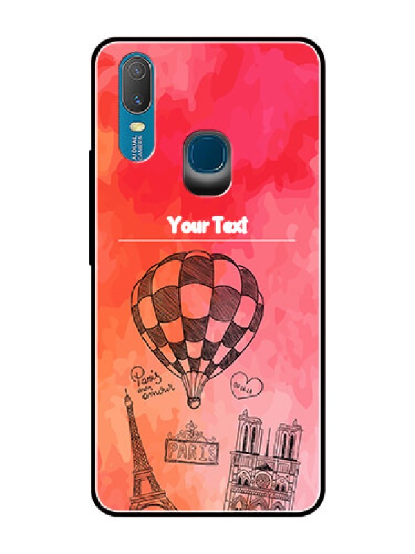 Custom Vivo Y11 (2019) Custom Glass Phone Case  - Paris Theme Design
