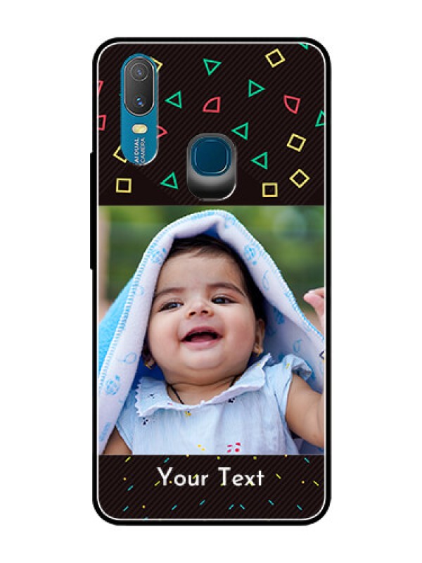 Custom Vivo Y11 (2019) Custom Glass Phone Case  - with confetti birthday design
