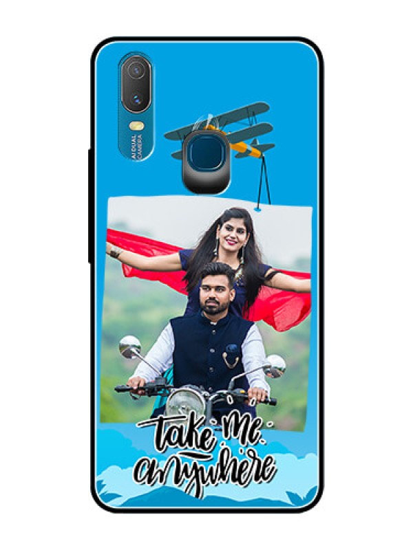 Custom Vivo Y11 (2019) Custom Glass Mobile Case  - Traveller Design 