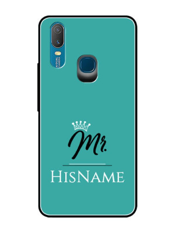 Custom Vivo Y11 (2019) Custom Glass Phone Case Mr with Name