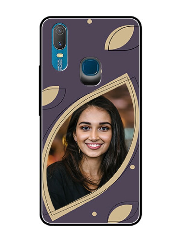 Custom Vivo Y11 (2019) Custom Glass Mobile Case - Falling Leaf Design