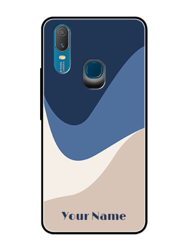Custom Vivo Y11 (2019) Custom Glass Phone Case - Abstract Drip Art Design