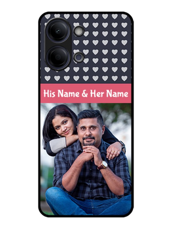 Custom Vivo Y11 5G Custom Glass Phone Case - Love Symbols Design