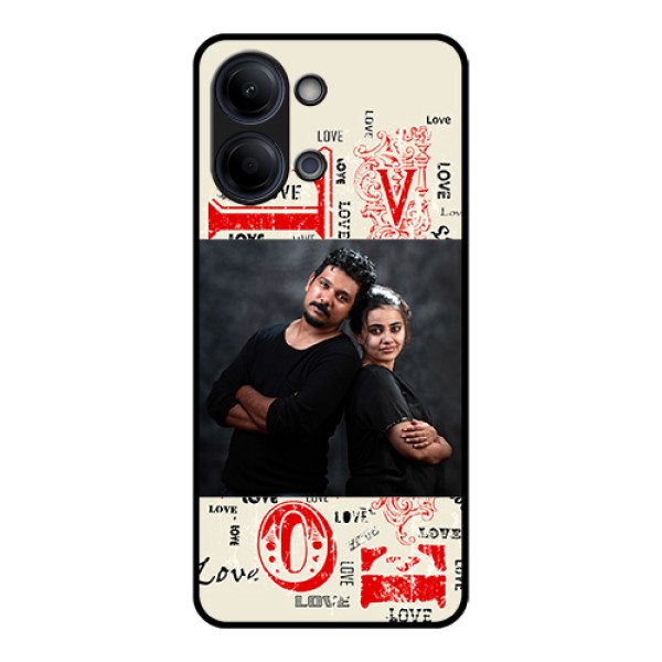 Vivo Y11 5G Custom Glass Phone Case - Trendy Love Design Case