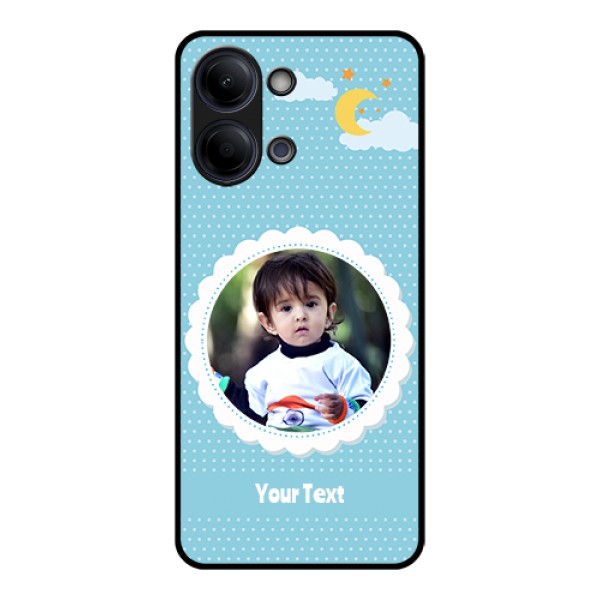 Vivo Y11 5G Custom Glass Phone Case - Violet Pattern Design