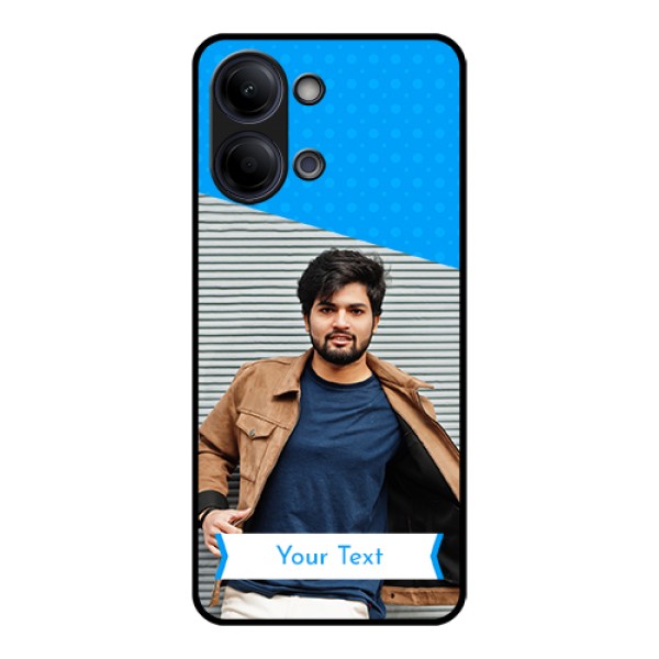 Vivo Y11 5G Custom Glass Phone Case - Simple Blue Color Design