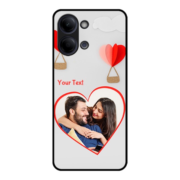Vivo Y11 5G Custom Glass Phone Case - Parachute Love Design