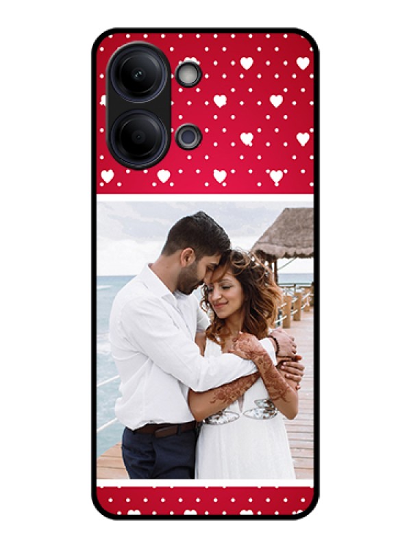 Custom Vivo Y11 5G Custom Glass Phone Case - Hearts Mobile Case Design