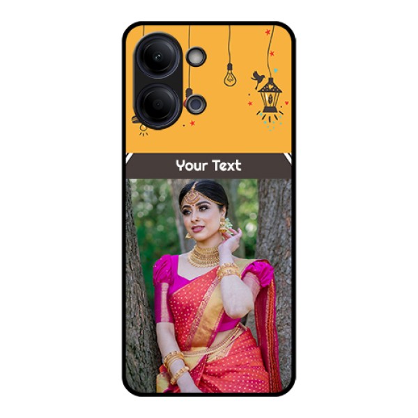 Vivo Y11 5G Custom Glass Phone Case - With Family Picture And Icons Vivo Y11 5G Custom Glass Phone Case - With Family Picture And Icons