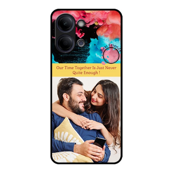 Vivo Y11 5G Custom Glass Phone Case - Quote With Acrylic Painting Design Vivo Y11 5G Custom Glass Phone Case - Quote With Acrylic Painting Design