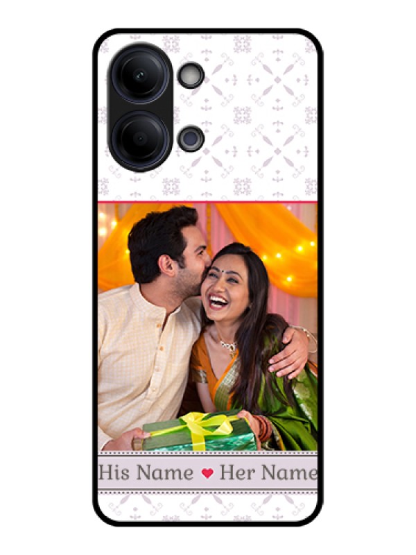 Custom Vivo Y11 5G Custom Glass Phone Case - With Photo And Ethnic Design