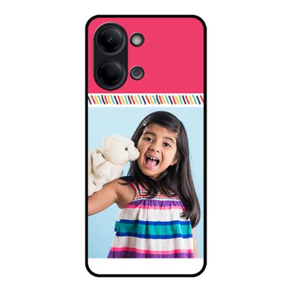 Vivo Y11 5G Custom Glass Phone Case - Line Art Design